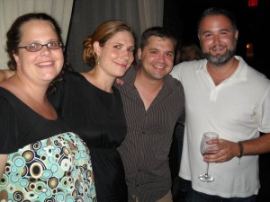 With Annie, Dave, Tom, 8/10